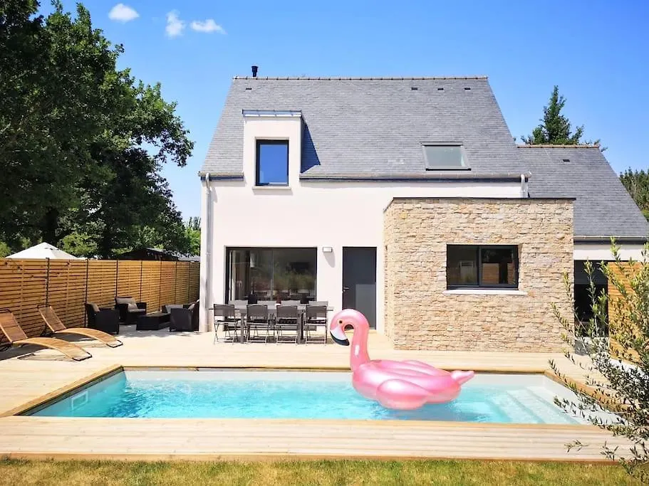 Piscine - Maison Moderne - Route Des Plages Saint-Philibert