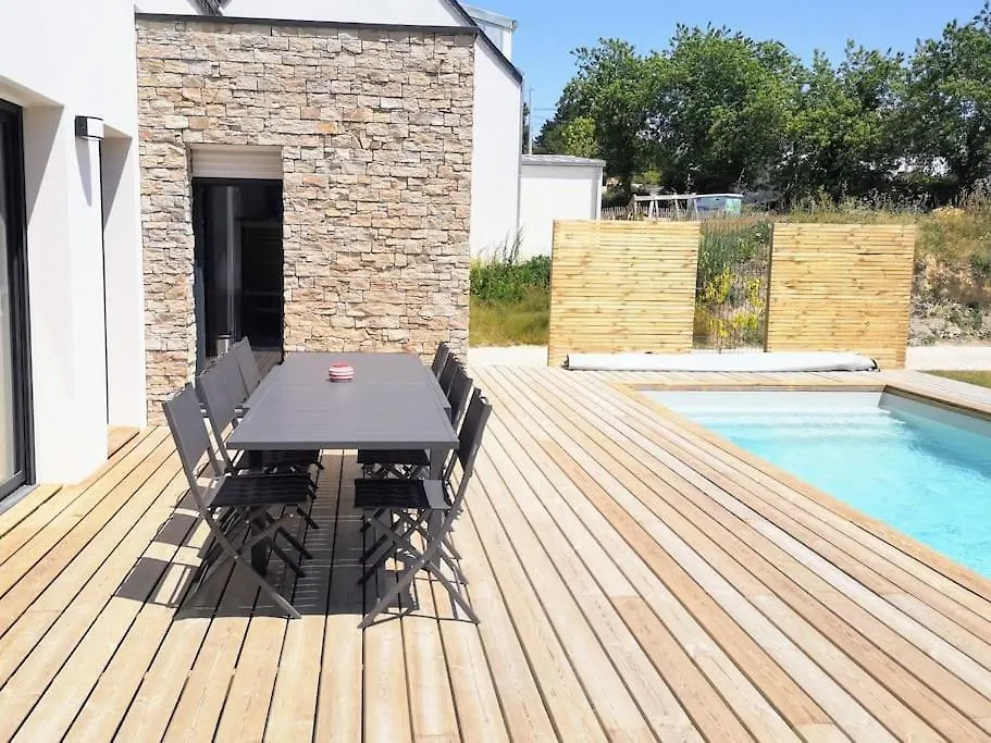 Piscine - Maison Moderne - Route Des Plages Saint-Philibert  Saint-Philibert (Morbihan)