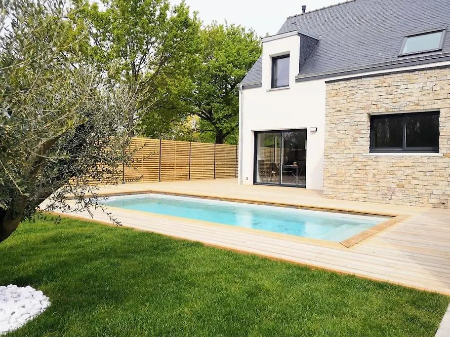 Piscine - Maison Moderne - Route Des Plages Saint-Philibert  Holiday home Saint-Philibert (Morbihan)