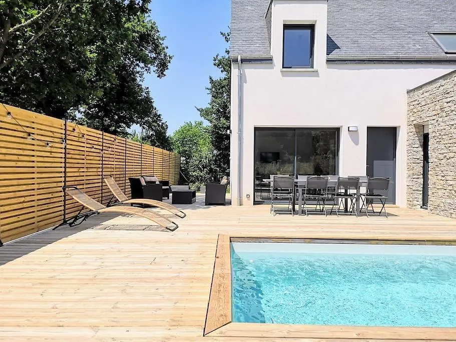 Piscine - Maison Moderne - Route Des Plages Saint-Philibert  Saint-Philibert (Morbihan)